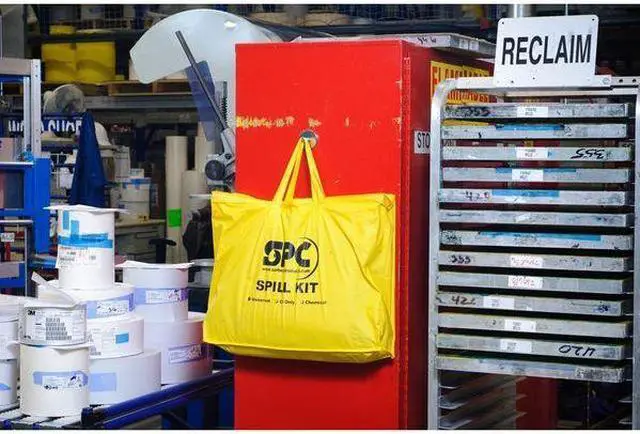 Alt view image 3 of 7 - BRADY SKH-PP Spill Kit, 5 gal Volume Absorbed per Kit, Bag, Yellow