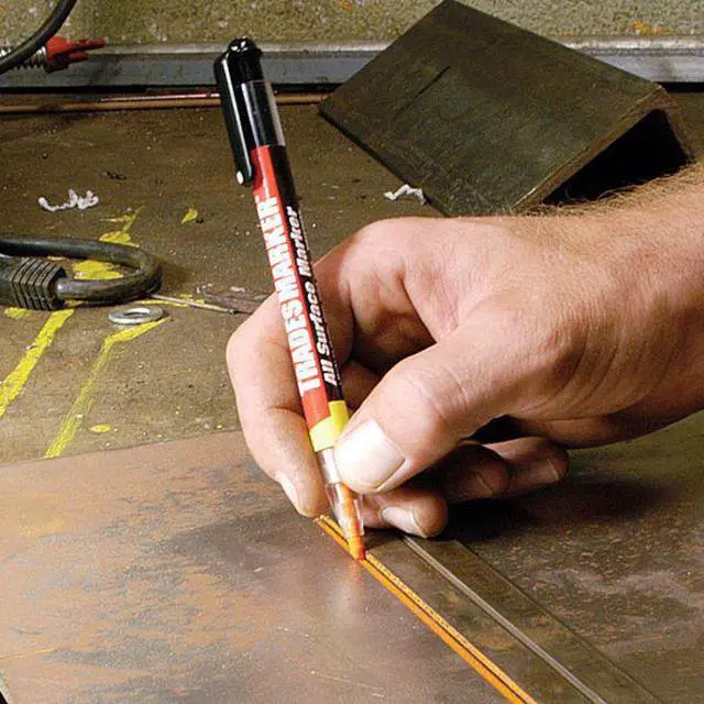 Alt view image 3 of 4 - MARKAL 96131 Trades-Marker All-Surface Marker,Yellow
