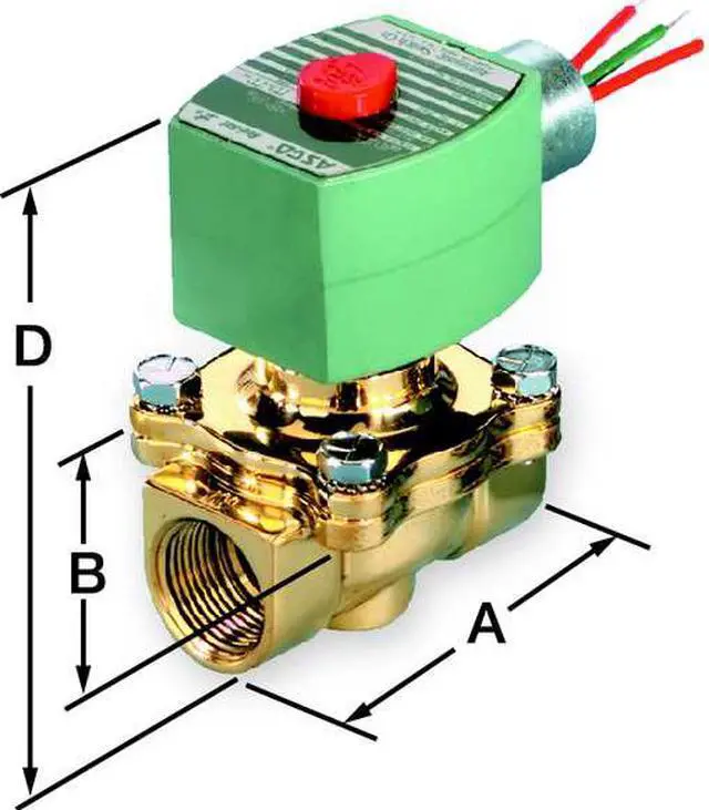 Alt view image 4 of 4 - REDHAT 8030G043 Solenoid Valve, 2-Way, 2-Position, Normally Closed, 3/4 in Pipe