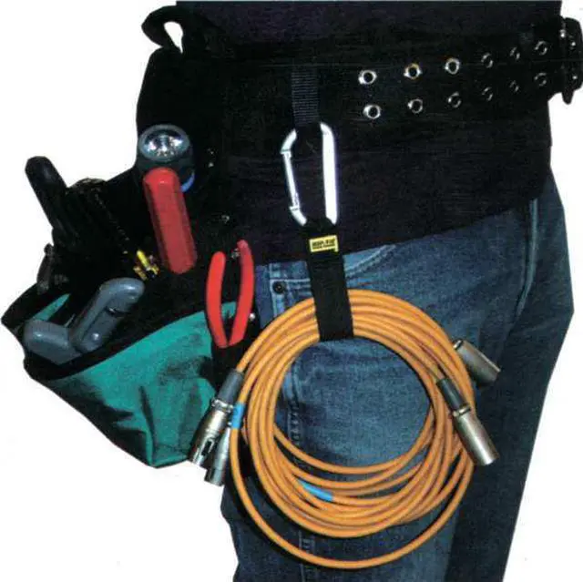 Alt view image 3 of 3 - RIP-TIE J-B9-C05-BK Cable Tie Strap, 9 in L, 2-1/2 in Max Bundle Dia., Black,