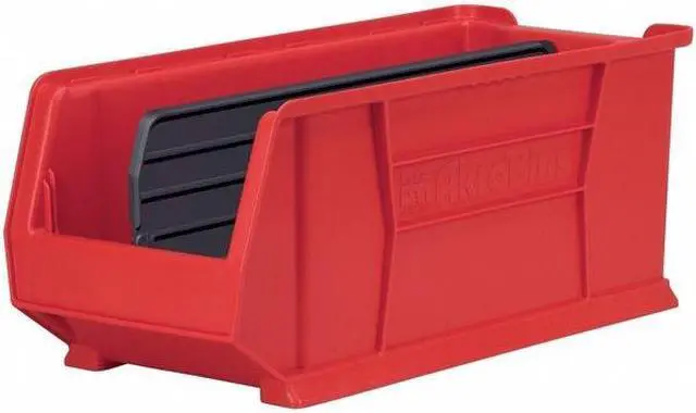 Alt view image 3 of 3 - AKRO-MILS 40292 Stacking Bin Divider, Black, PK6