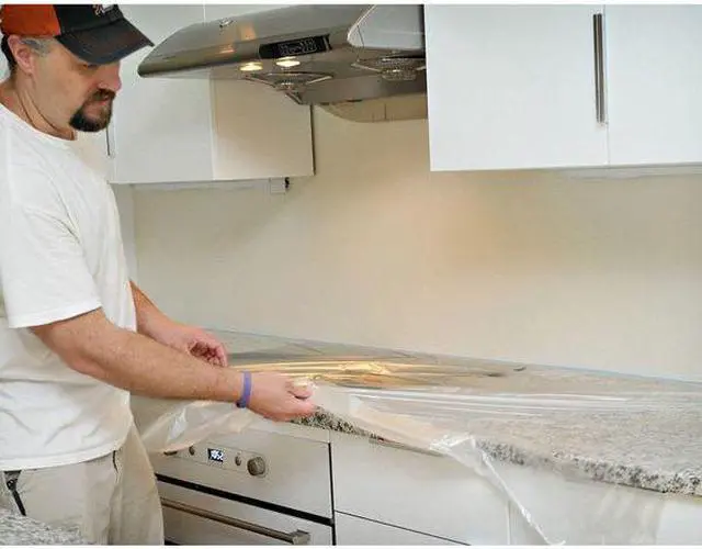 Alt view image 4 of 4 - TRIMACO 71020/12 Self-Adhesive Containment Film,1-5/6 ft.