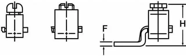 Alt view image 3 of 3 - Blackburn #8 STR thru #2 STR Copper Lug Terminal (10-Pack) BTC0208