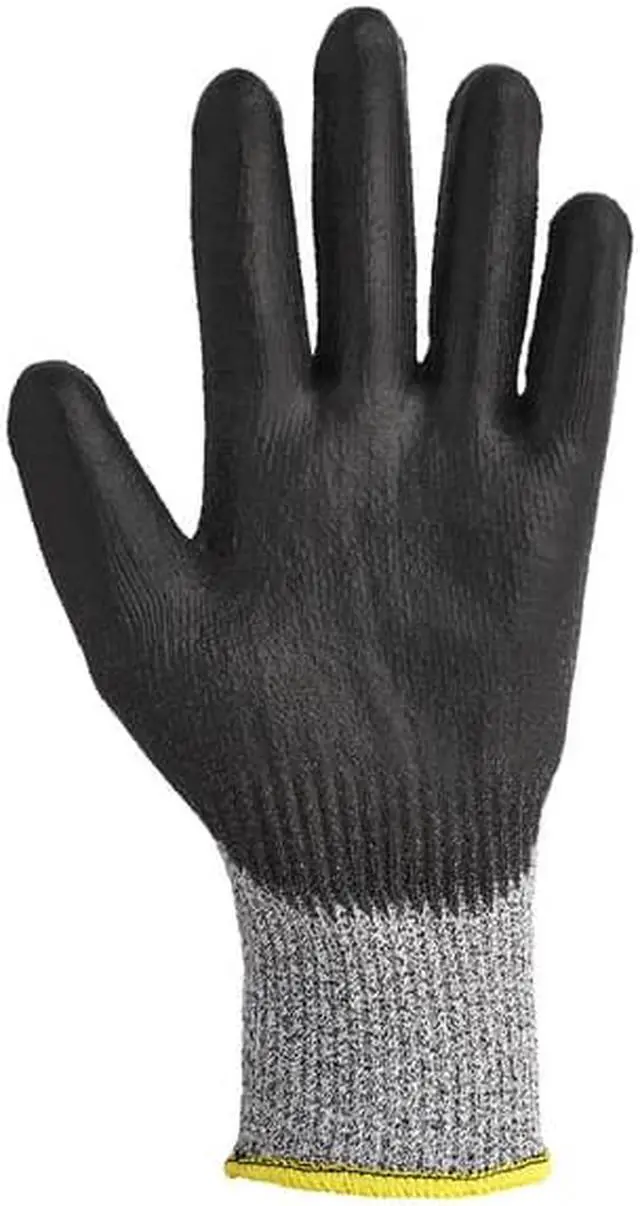 Alt view image 3 of 7 - KLEENGUARD 47106 Knit Gloves, Cut Level A4 ,Dipped ,Polyurethane ,Smooth ,XS 1