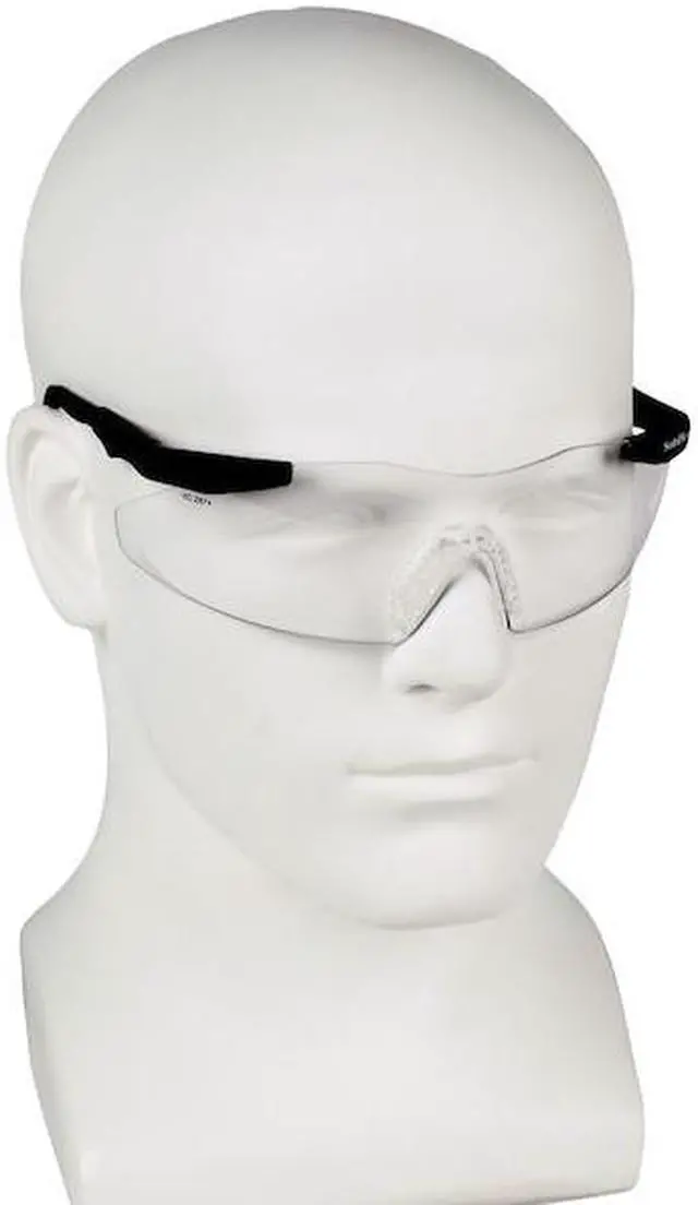 Alt view image 3 of 6 - SMITH & WESSON 19794 Safety Glasses, Wraparound Clear Polycarbonate Lens,