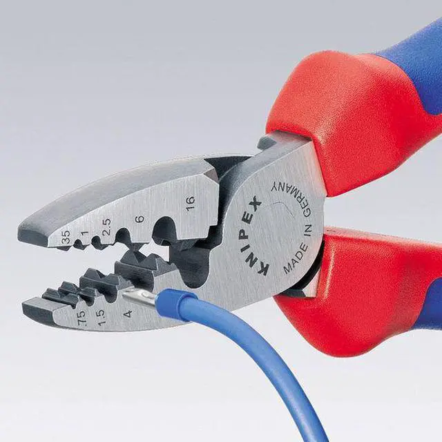 Alt view image 5 of 5 - KNIPEX 97 72 180 7 1/4 in Crimper 23 to 5 AWG