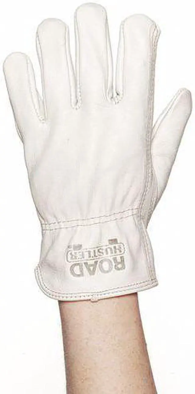 Alt view image 2 of 2 - CONDOR 2ELH2 Leather Drivers Gloves, Cowhide, Shirred Slip-On, Keystone Thumb,