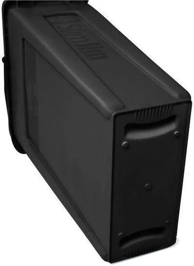 Alt view image 7 of 9 - RUBBERMAID FG354060BLA 23 gal. Plastic Rectangular Trash Can, Black