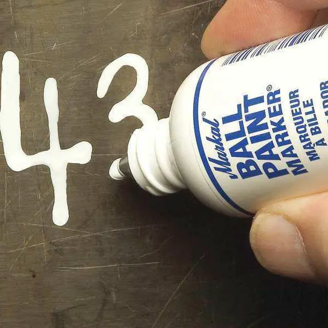 Alt view image 4 of 4 - MARKAL 84625 Ball Paint Marker, Blue