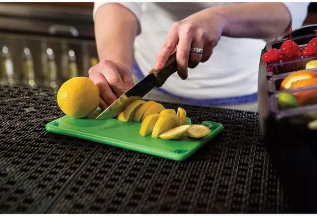 Alt view image 7 of 7 - San Jamar Bar Mat Black  PVC  VM5280BKGR