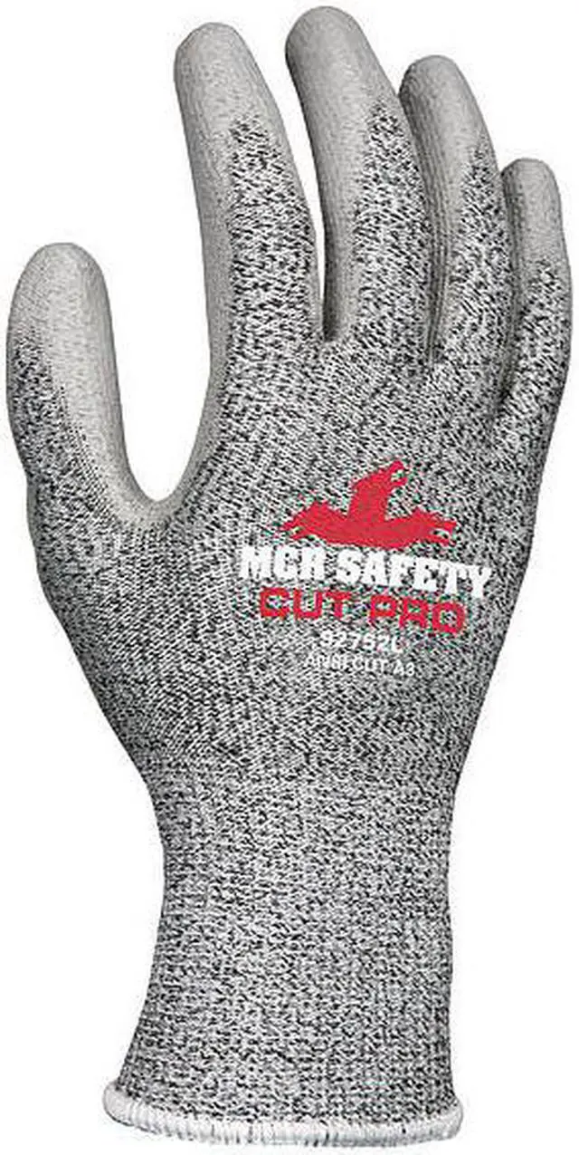 Alt view image 2 of 2 - MCR SAFETY 92752XL Cut Resistant Coated Gloves, Cut Level A3 ,Dipped