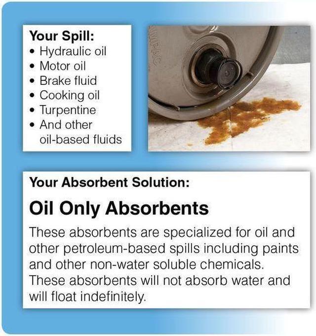 Alt view image 6 of 6 - BRADY SPC ABSORBENTS SKO-CFB Spill Kit, Oil-Based Liquids, Clear/Ylw