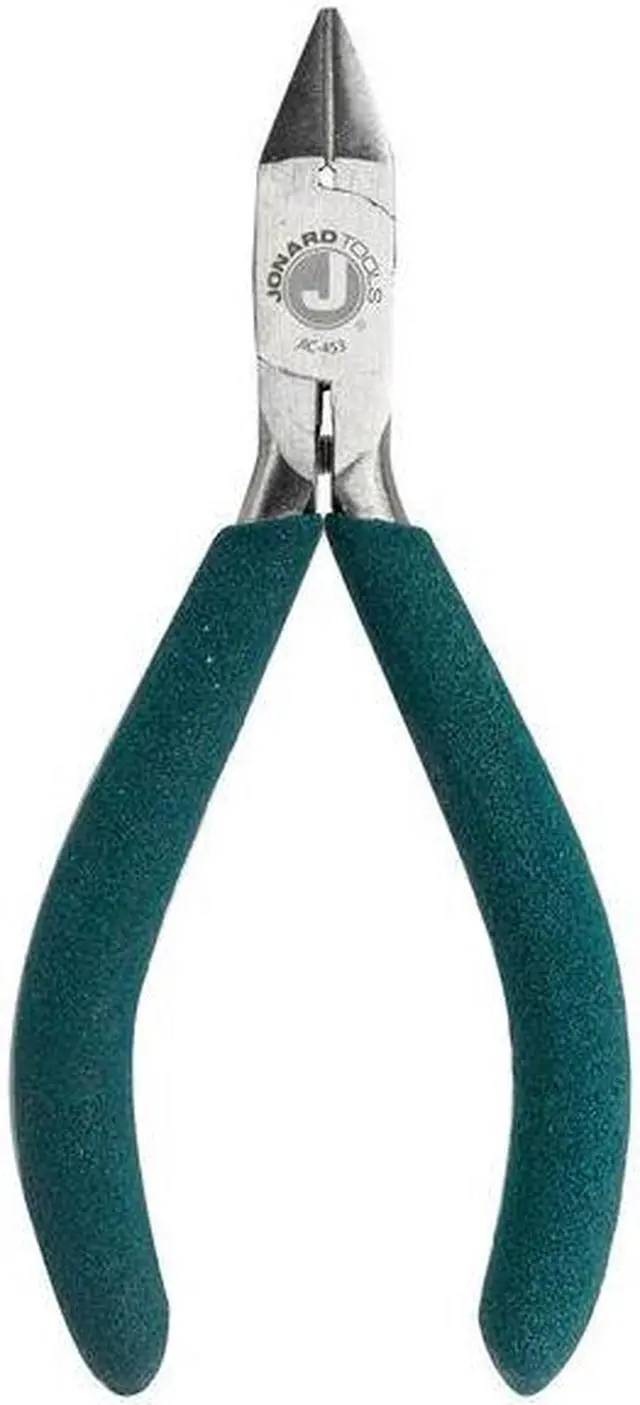 Alt view image 8 of 8 - JONARD TOOLS JIC-453 4 1/2 in Diagonal Cutting Plier Semiflush Cut Oval Nose