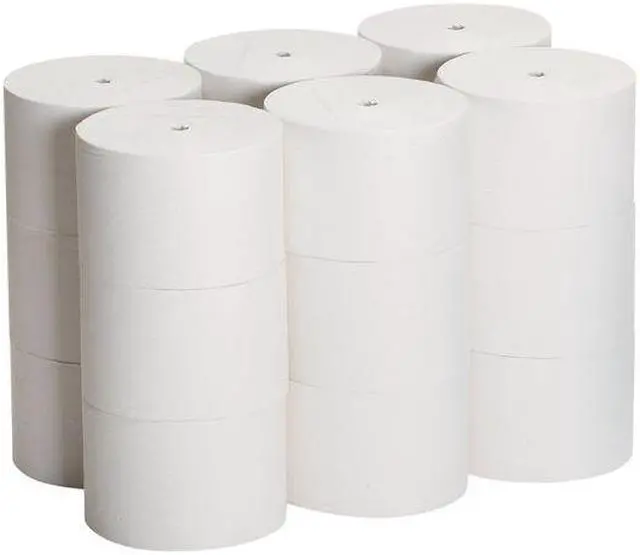 Alt view image 9 of 10 - GEORGIA-PACIFIC 19374 Compact(R) Coreless Toilet Paper, 1 Ply, 3000 Sheets, PK18