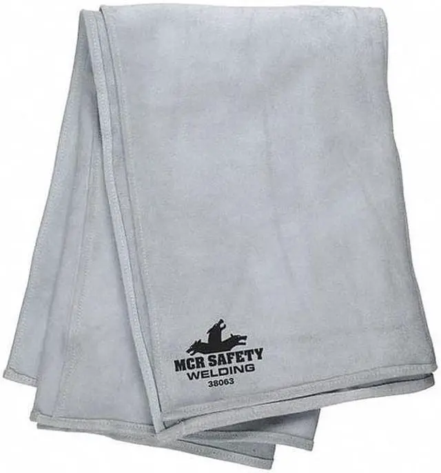 Alt view image 3 of 5 - MCR SAFETY 38063 Leather Welding Blanket 6 X 3