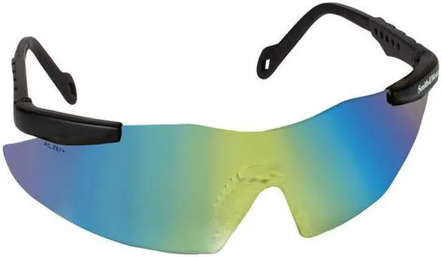 Alt view image 4 of 10 - SMITH & WESSON 19940 Magnum 3G, Safety Glasses Anti-Scratch, Amber Mirror Lens,
