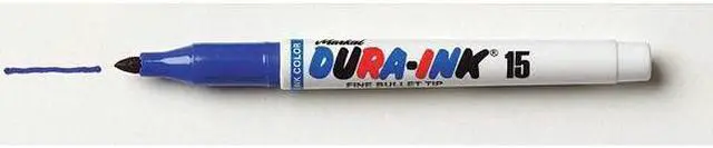 Alt view image 3 of 3 - DURA-INK 96023 Permanent Ink Marker, Fine Tip, Black Color Family, Ink