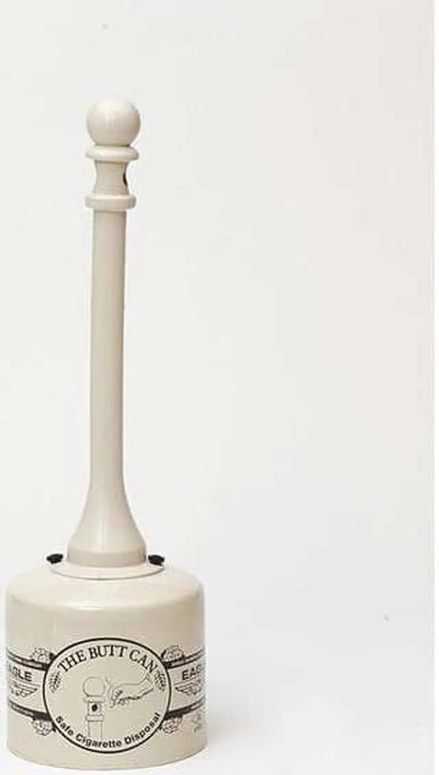 Alt view image 5 of 6 - EAGLE 1205 Cigarette Receptacle,5 gal.,Yellow