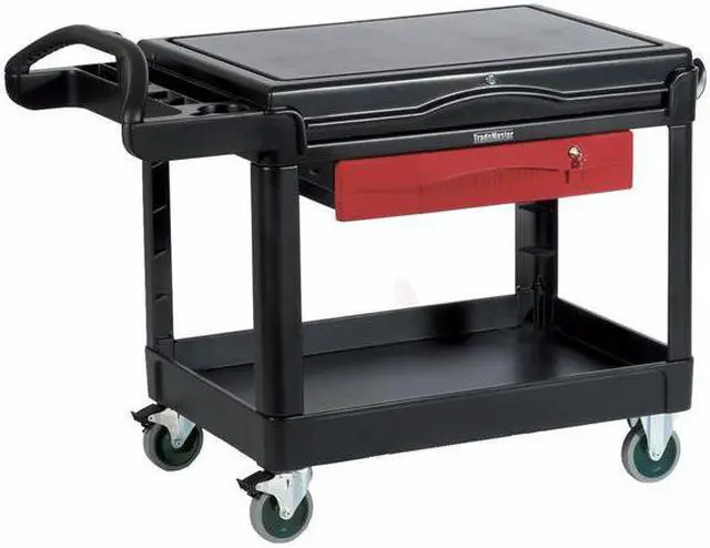 Alt view image 4 of 4 - RUBBERMAID COMMERCIAL FG459300RED Drawer,40 lb.,Red,Steel,25 In. L