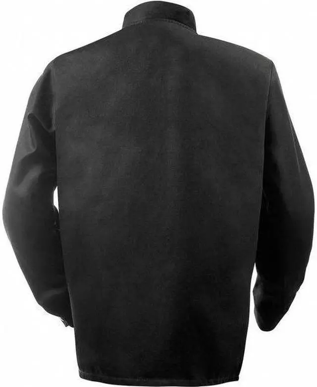 Alt view image 3 of 3 - STEINER 1360-S Welding Jacket, Carbonized Fiber, 10 oz, 30 in Length, Snaps