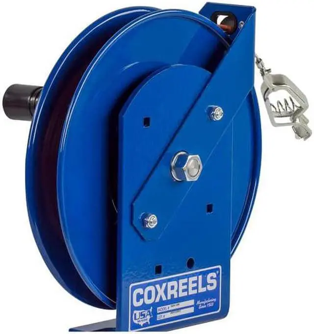 Alt view image 5 of 8 - COXREELS SDHL-200 Static Discharge Cable Reel,Blue,200 ft.