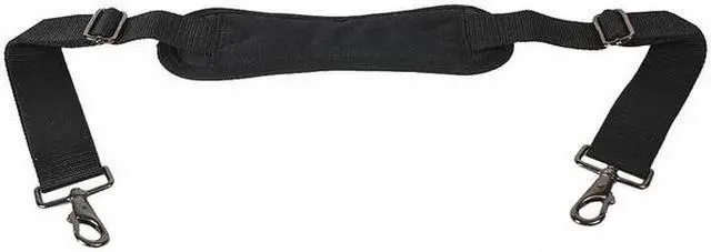 Alt view image 5 of 5 - Padded Shoulder Strap, Adj, Blk, 53 In