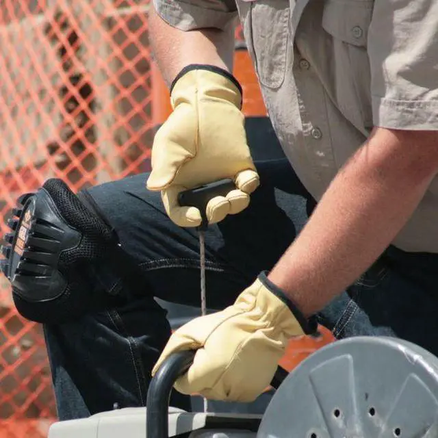 Alt view image 3 of 3 - IMPACTO BG650XL Anti-Vibration Gloves,XL,Tan,PR