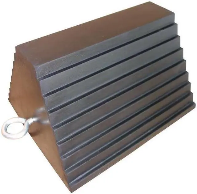 Alt view image 3 of 4 - ZORO SELECT 2A092 Chock,Wheel,8 In D,Black