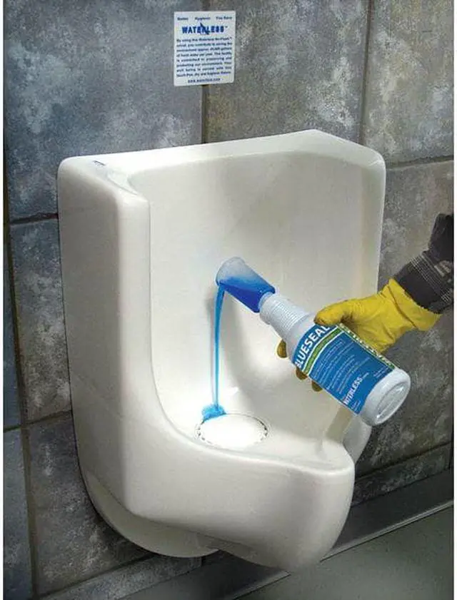 Alt view image 6 of 6 - WATERLESS NO-FLUSH URINAL 1114 Waterless Urinal Sealant, Ready To Use, 1 qt,