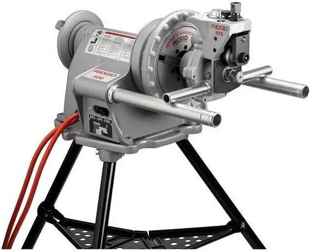 Alt view image 10 of 11 - RIDGID 41855 Pipe Threading and Cutting Machines, 1/8 in to 2 in, Rod: 1/4 in
