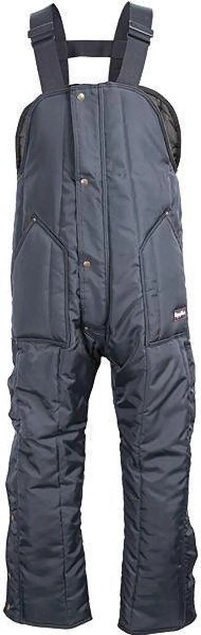 Alt view image 7 of 7 - REFRIGIWEAR 0385TNAVLAR 0385 Insulated Bib Overalls, Nylon, 6 oz Fabric Weight,