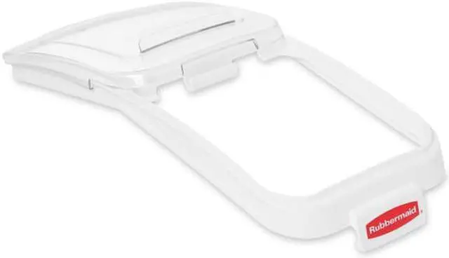 Alt view image 6 of 9 - Rubbermaid 29" x 12-1/8" x 2" Polypropylene Storage Bin Lid, White FG9F7700CLR