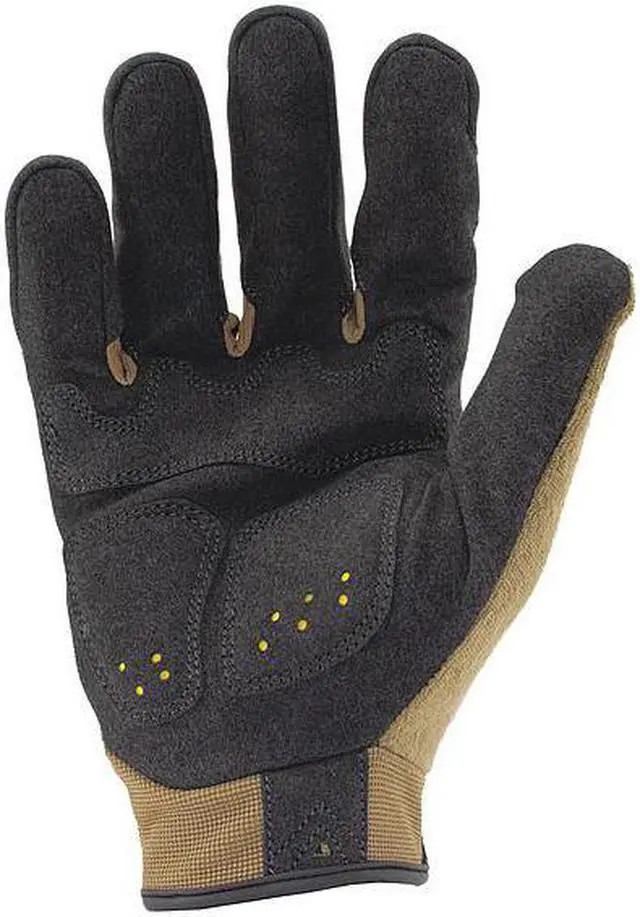 Alt view image 2 of 2 - IRONCLAD IEX-PIG-04-L Impact Resistant Gloves,Size L,Brown,PR