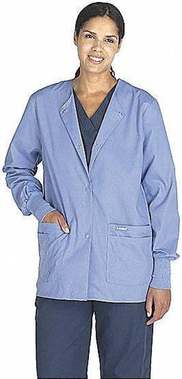 Alt view image 3 of 3 - LANDAU 8555BCPLRG Scrub Cargo Pants, Cotton/Polyester, Drawstring Waist, 31 in