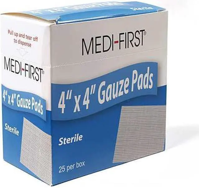 Alt view image 5 of 5 - MEDIQUE 62073 Gauze Pad, Sterile, 12 Ply Cotton, PK25