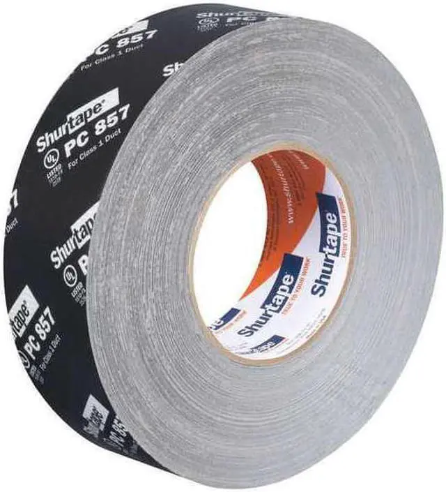 Alt view image 7 of 14 - Duct Tape,55m L,Adhesion 70 oz./in,Black SHURTAPE PC 857