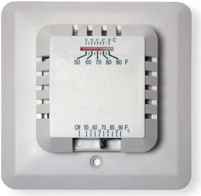 Alt view image 3 of 3 - DAYTON 4PU51 Low Voltage Thermostat , Hardwired , 24VAC