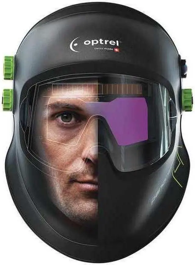 Alt view image 5 of 6 - Optrel 1010.000 Panoramaxx Auto Darkening Welding Helmet Black