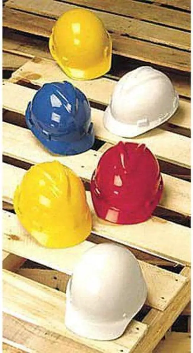 Alt view image 5 of 7 - Hard Hat, Front Brim, Slotted, Ratchet, White