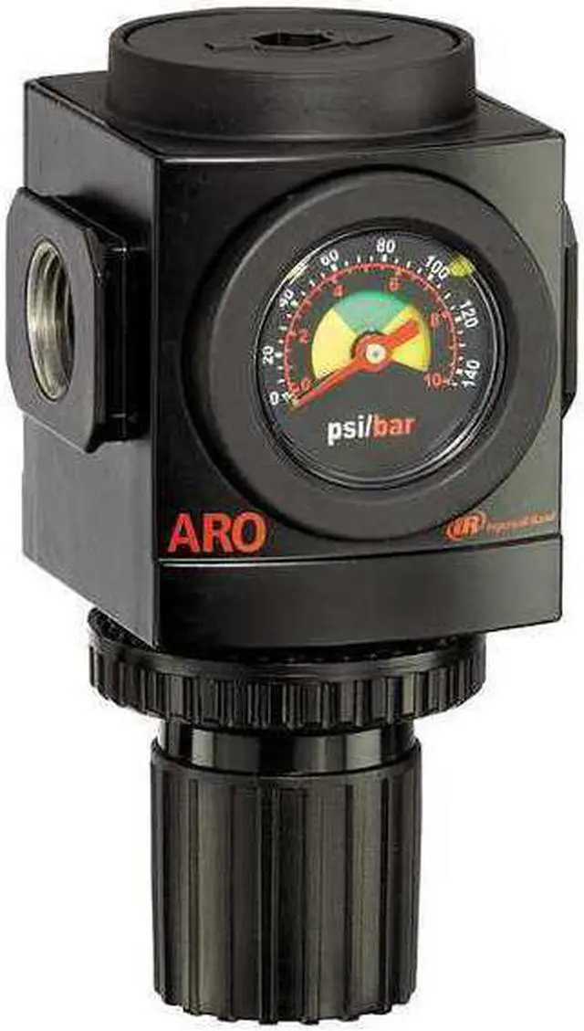 Alt view image 3 of 3 - ARO R37121-100 Air Regulator,1/4 In. NPT,59 cfm,250 psi