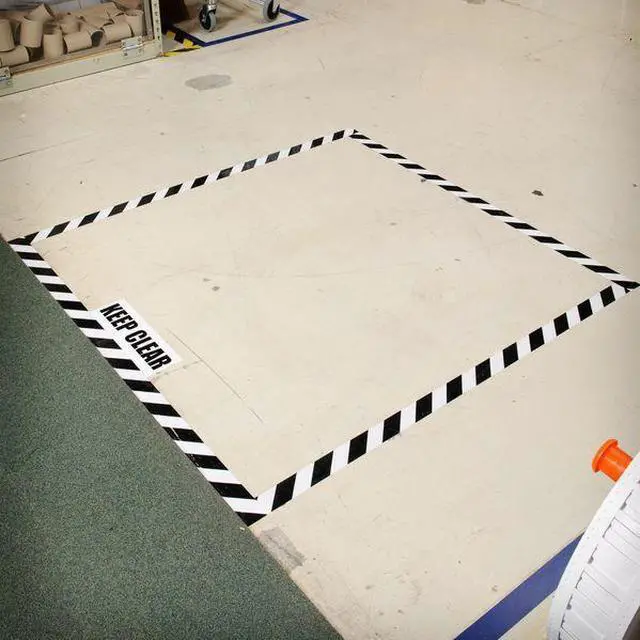 Alt view image 4 of 6 - BRADY 104319 Floor Marking Tape,Roll,2In W,100 ft. L