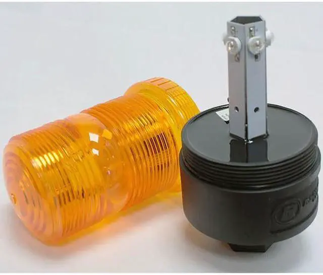 Alt view image 2 of 3 - RAILHEAD GEAR M490 LED A Warning Strobe,Amber,LED,120VAC