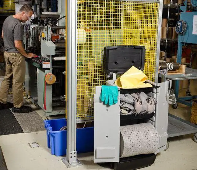 Alt view image 2 of 5 - BRADY SKO-K2 Spill Kit, 22 gal Volume Absorbed per Kit, Kaddie, Gray