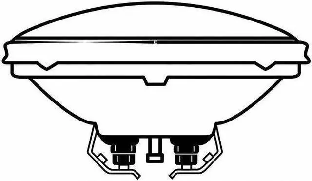 Alt view image 2 of 2 - GE LIGHTING 35PAR36/H/WFL30-12V Halogen Sealed Beam Floodlight,PAR36,35W