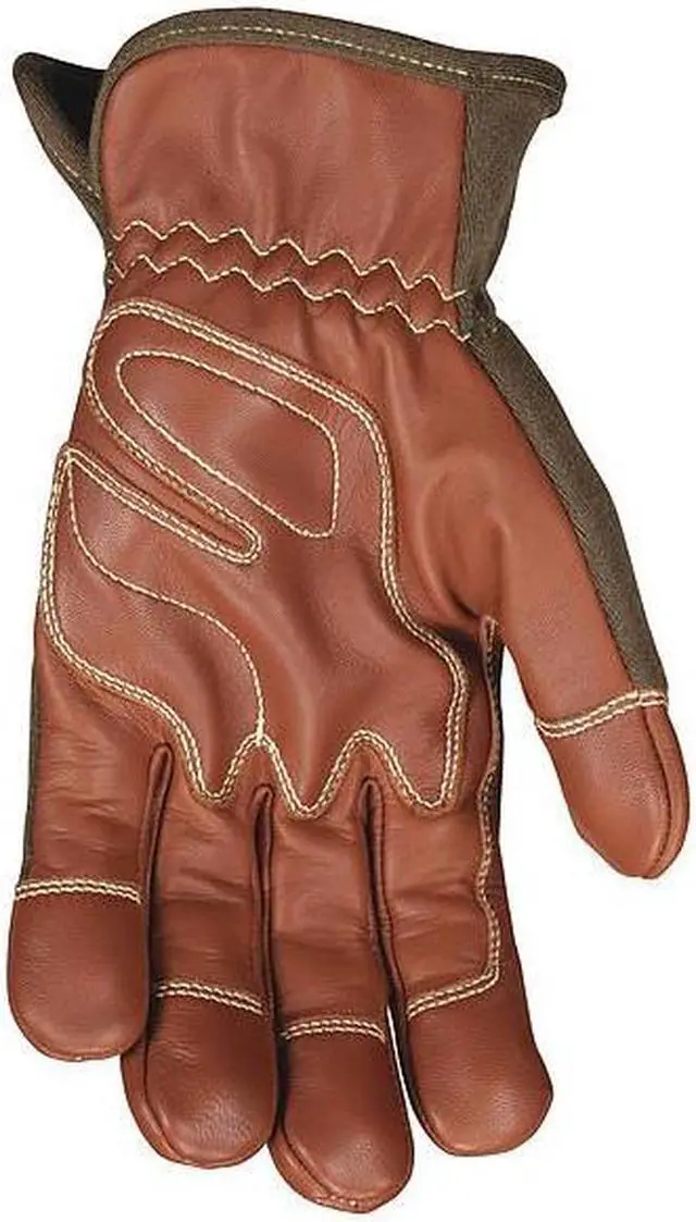 Alt view image 2 of 3 - MCR SAFETY MU3624FRL Leather Drivers Gloves, Goatskin with Nomex(R) Back (