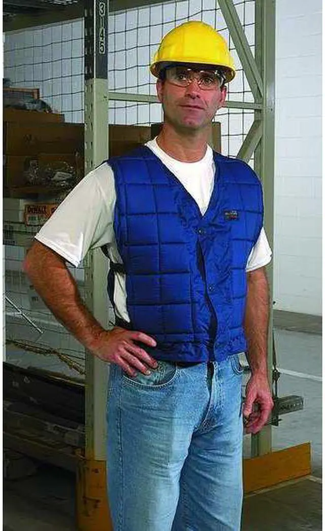 Alt view image 3 of 6 - Allegro Cooling Vest, 24 to 72 hr. Cooling Time, Blue, Universal 8401-03