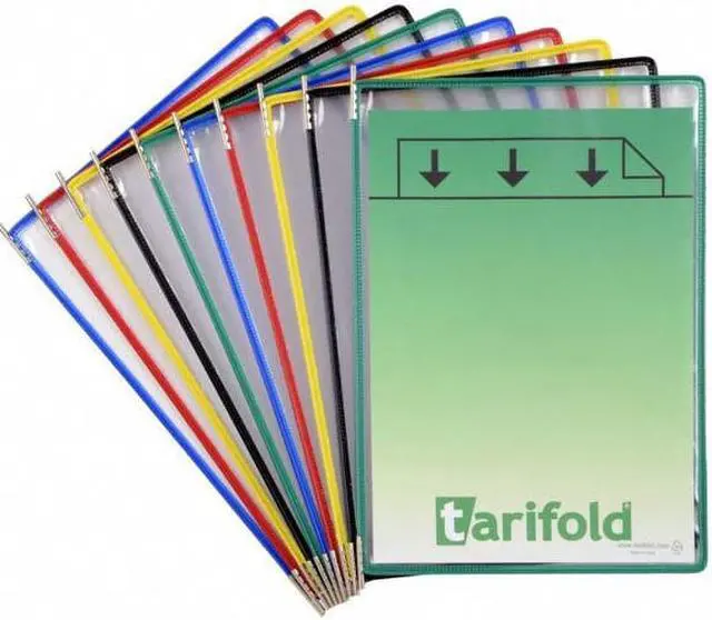 Alt view image 6 of 7 - Tarifold- Inc. P090 Replacement Pivoting Pockets for Wall Unit & Desktop Starter Set- 10/Pack