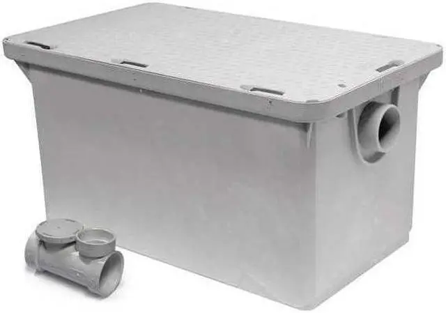 Alt view image 3 of 3 - ENDURA 3925XTA02 Interceptor Grease Interceptor, 2" Pipe Dia., PP Thermoplastic