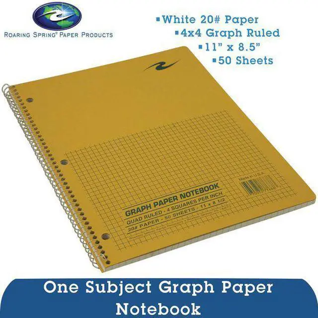 Alt view image 11 of 11 - ROARING SPRING 77688 Lab Notebook,8-1/2 in. x 11 in.,Brown