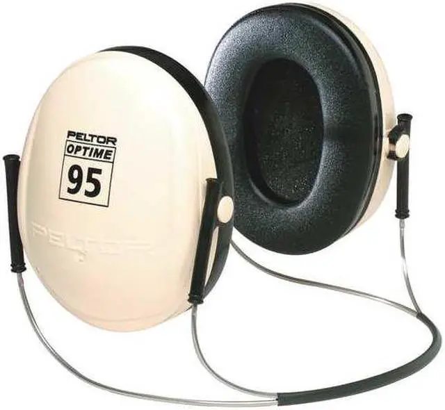 Alt view image 7 of 8 - 3M 08062 Ear Muff,21dB,Behind-the-Head,Bk/Beige